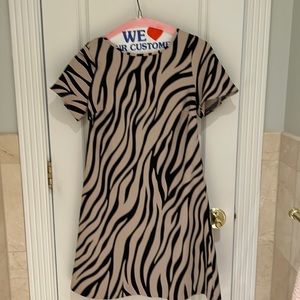 Ann Taylor 2P animal print shift dress